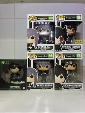 Funko Pop Seraph of the End Lot Yuichiro Shinoa HT Exclusive Dorbz